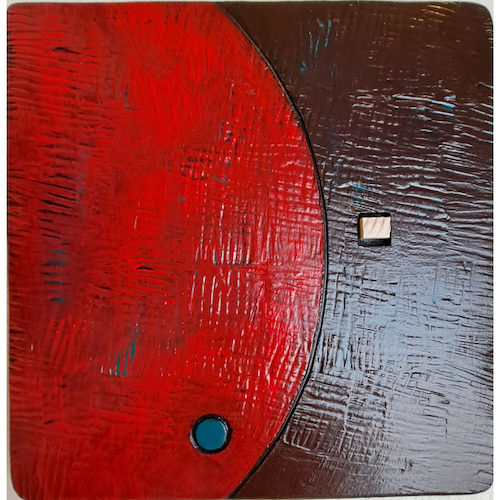 Click to view detail for RC-048 Ceramic Wall Relief, Square Tile 12x12 $330